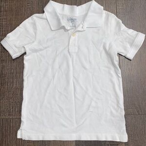 Osh Kosh Short Sleeve White Polo Boys 7